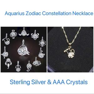 ♒️Aquarius Zodiac Constellation Necklace NEW♒️